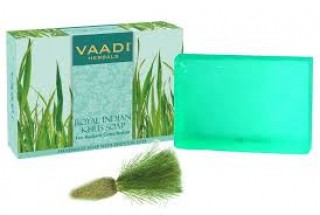 Vaadi Herbal Royal Indian Khus Soap With Olive & Soyabean Oil 75 gm